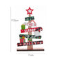 Wooden Christmas Tree Desktop Ornament Santa Claus Merry Christmas Sign Plaque Xmas Decoration for Home 2026 New Years Noel Gift