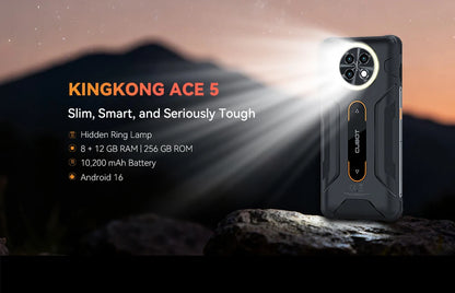 [Shipping From Poland] Cubot KingKong ACE 5 Android 16  10200mAh Rugged Smartphone 20GB(8+12) RAM 256GB ROM 6.745" 120Hz NFC