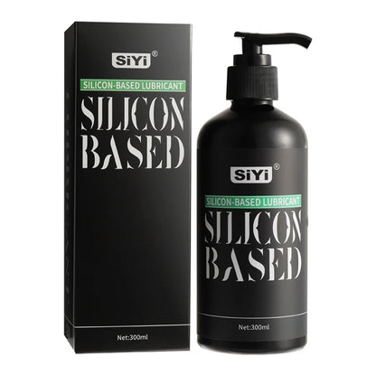 Silicone-Based Lubricant with Press Pump Stringy Anal Lube Love Gel Suitable for Man Woman Gay Lesbian Couples Pleasure Sex Shop