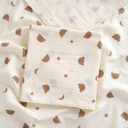 Baby Receive Blanket for Newborn Cotton Muslin Swaddle Blanket Bedding Infant Bath Towel Baby Items Mother Kids