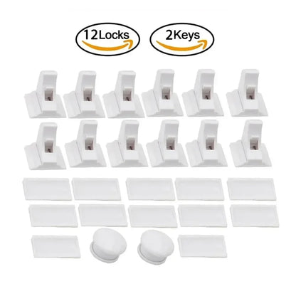 Magnetic Children's Lock for Extra Cabinet Door Safety: A Must-Have for Parents  Drawer Lock  Baby Protection  Baby Safety Lock