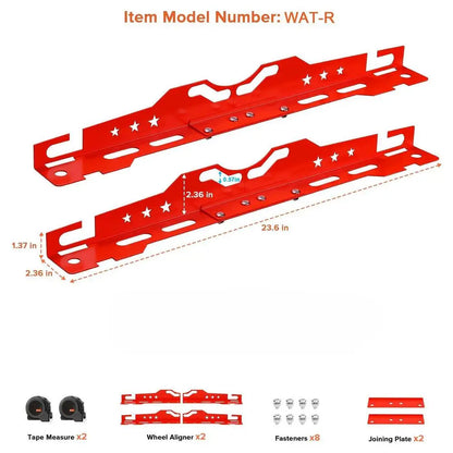 Wheel Alignment Tool Plate Toe Alignment Tool Plates Accessories Heavy Duty Plates Accurate Measurements Alignment Tool Board