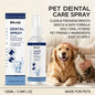 Pet Dental Care Spray Remoce Plaque & Tartar Buildup Reduce Odor Soothe Inflamed Sensitive Gums No Brushing Teeth Cleaning Spray