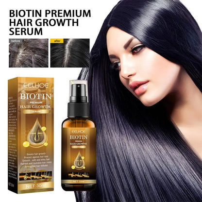 Products Biotin Thickening Fast Growing Hair Care Essential Oils Anti Hair Loss Spray Scalp Treatment For Men Women