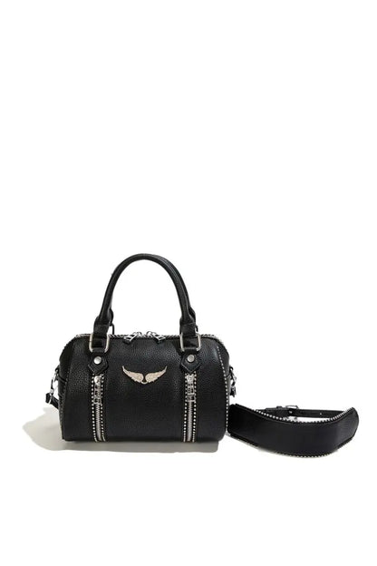 Famous design zipper women's crossbody bag, fashionable women's chain shoulder bag, modern trendy style handbag