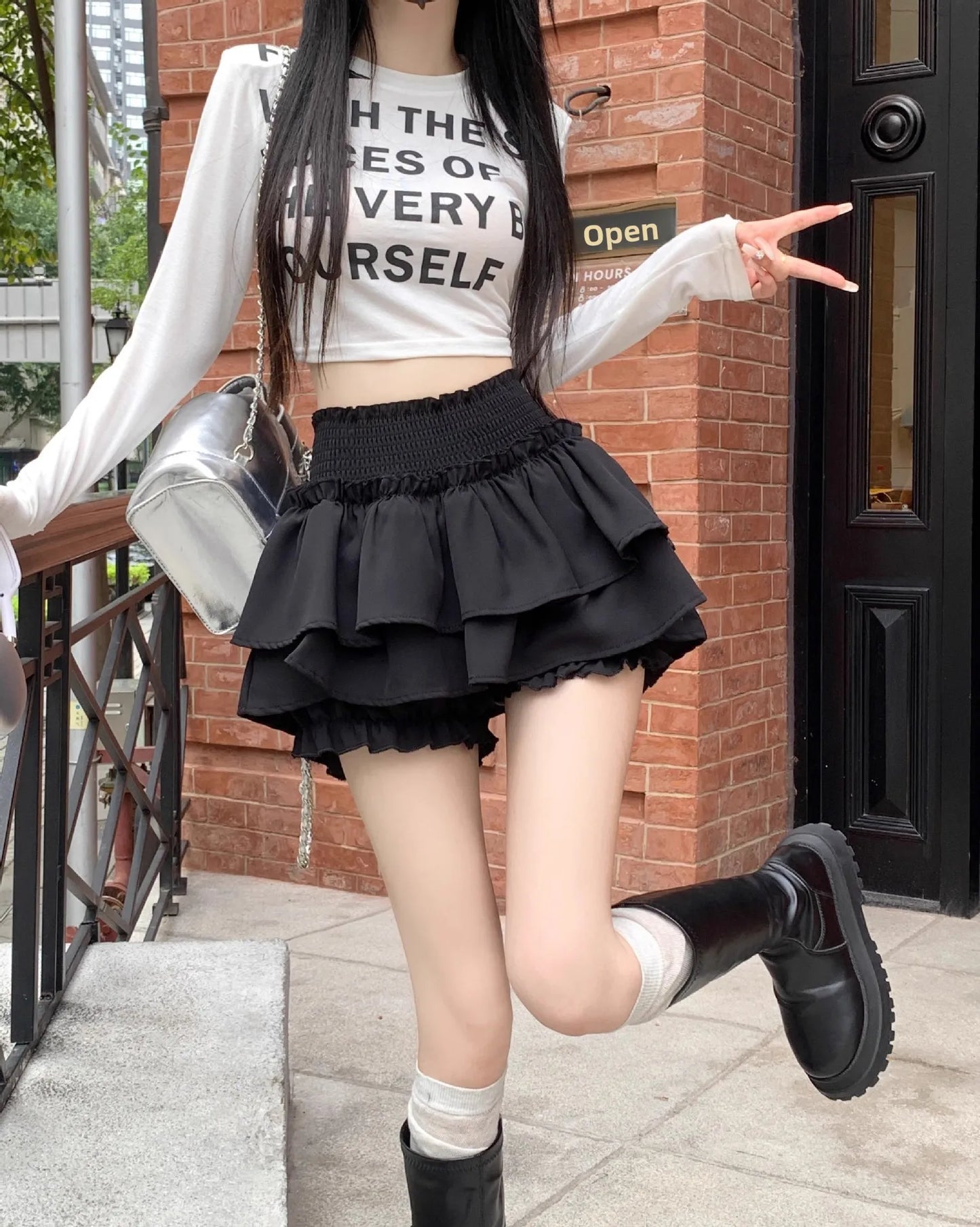 Women‘s High Waist Ballet Cake Skirt 2026 Spring Summer Slimming Short A Line Fluffy Mini Pants Style