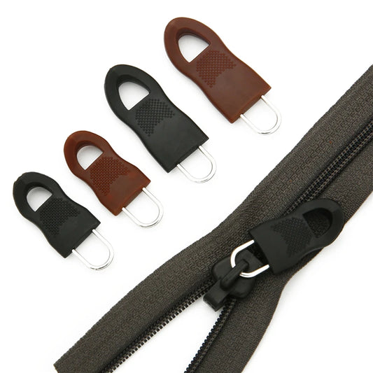 8Set Replacement Zipper Pull Puller End Fit Rope Tag Clothing Zip Fixer Broken Buckle Zip Cord Tab Bag Suitcase Tent Backpack