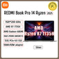 Xiaomi Laptop REDMI Book 14 /REDMI Book 16 R5-7535H/R7-7735H 16G 512G SSD Thin Notebook Game Office Design Laptop