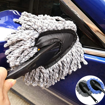 Universal Car Collector Cleaning Dusts Mop Bristles Strong Water Absorption Vehicle Cleaning Wax Mop Brush Car Wash