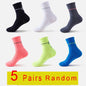 1/3/10 Pairs Professional Running Socks Men's Women Marathon Whiteline Cycling Socks Men Lady Sport Running Sports Socks