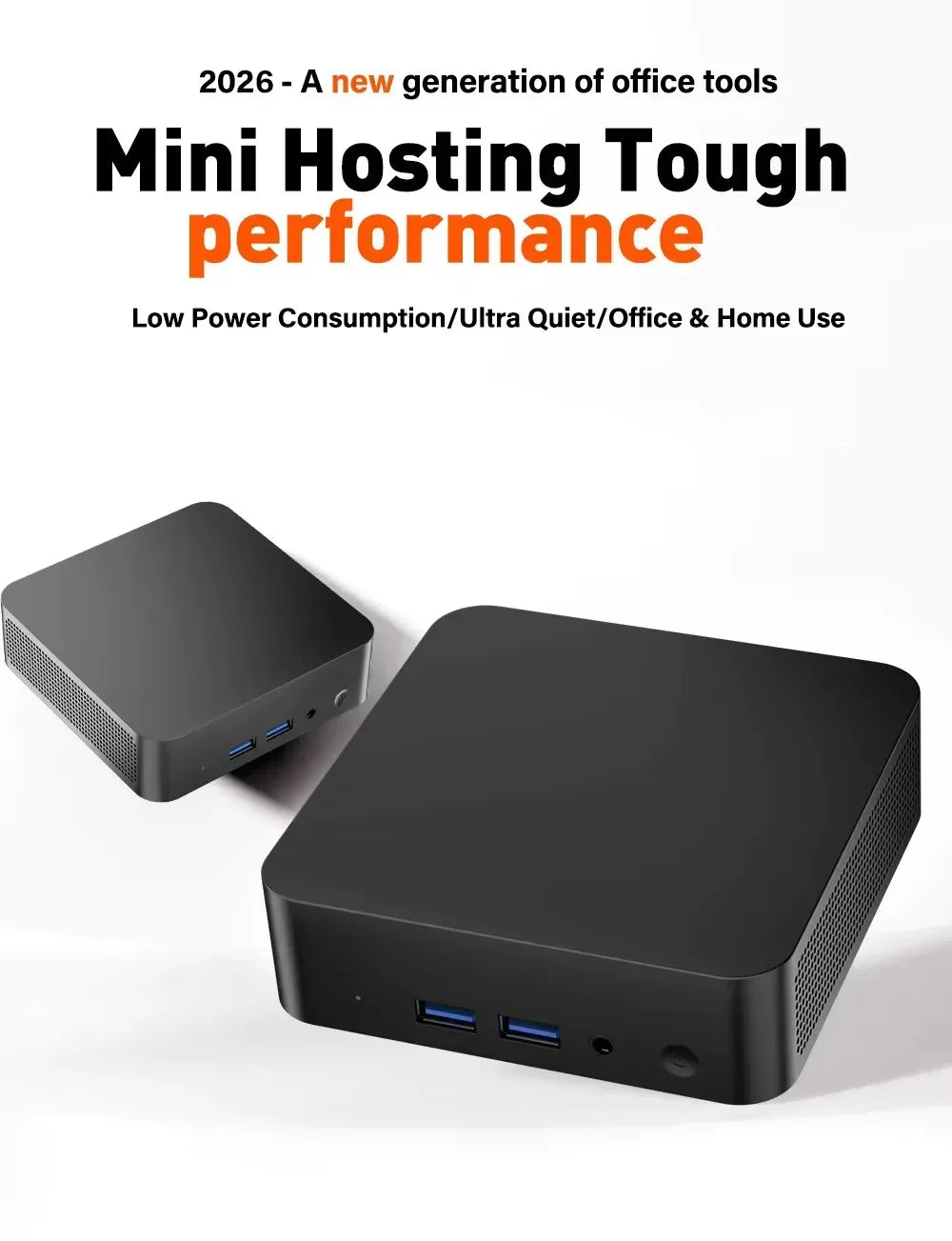 2026 New Powerful Slim Mini PC Core Windows 11 Pro I9‑8950HK 32GB RAM 1TB 2TB SSD WiFi6 BT5.2 4K