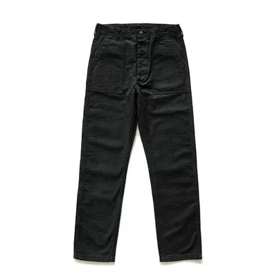SauceZhan OG107 Utility Fatigue Pants Military PANTS Classic Cargo  Olive  Men's Baker Pants Satin Cotton Straight Fit