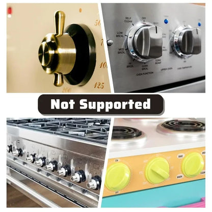 2/4/8Pcs Stove Knob Covers Child Safety Plastic Kitchen Safety Guards Universal Gas Oven Lock Protectors Home Cookware Security