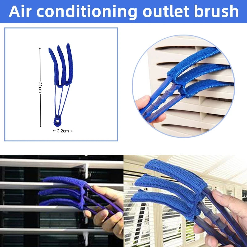 Car Detailing Brush Set Multipurpose Auto Cleaning Kit Soft Detail Brushes For Car Vents Air Outlet Gap Crevice Dust Removal Interior Maintenance Car Care Accessories