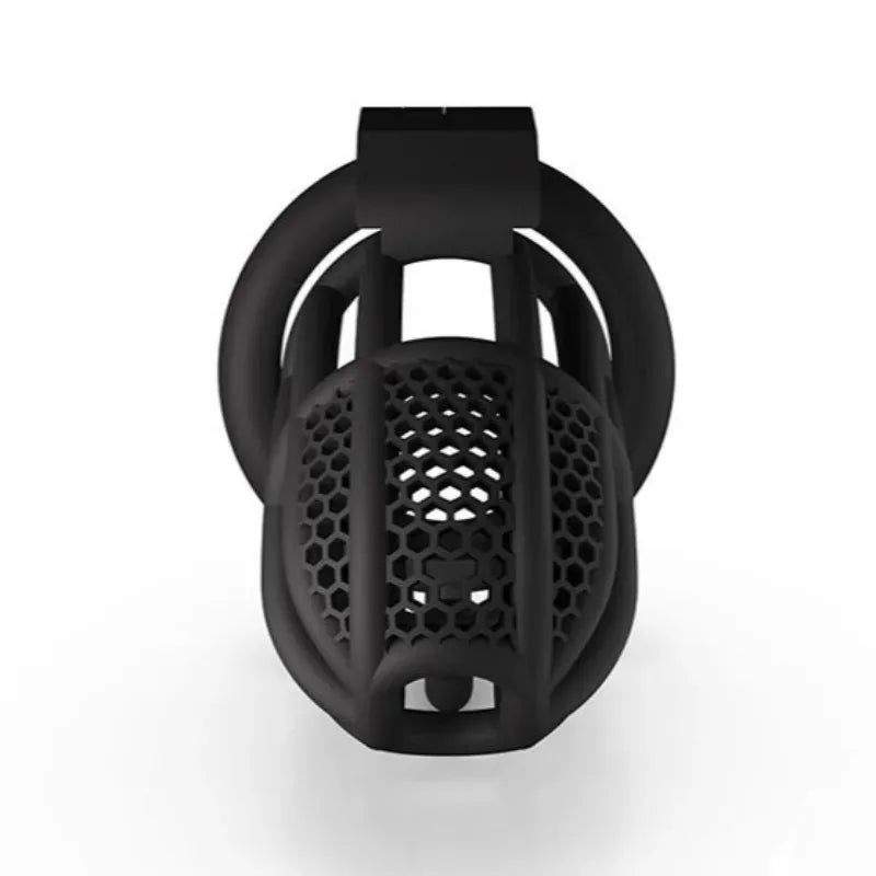 BDSM Chastity Cage 4 Size Ring Penis Cage Device Femdom Restraint Penis Lock Breathable Urethral Lock Bondage Device for Men