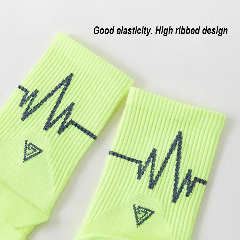 1/3/10 Pairs Professional Running Socks Men's Women Marathon Whiteline Cycling Socks Men Lady Sport Running Sports Socks