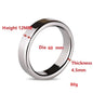 Top Quality Small Large Size Male Penis Ring Lock Stainless Steel Heavy Metal Cock Ring Ball Stretcher Erection Sexy Toy For Man