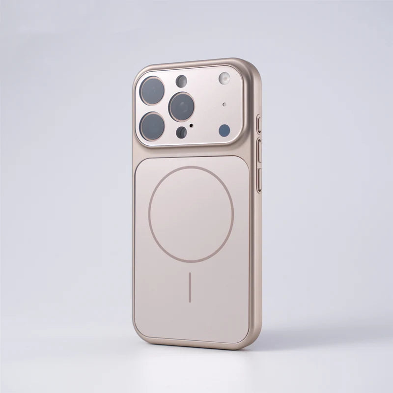 Frosted Camera Lens Protection For MagSafe Phone Case For iPhone 17 17Pro Max 16 15 14 13 Matte Wireless Charging Magnetic Cover