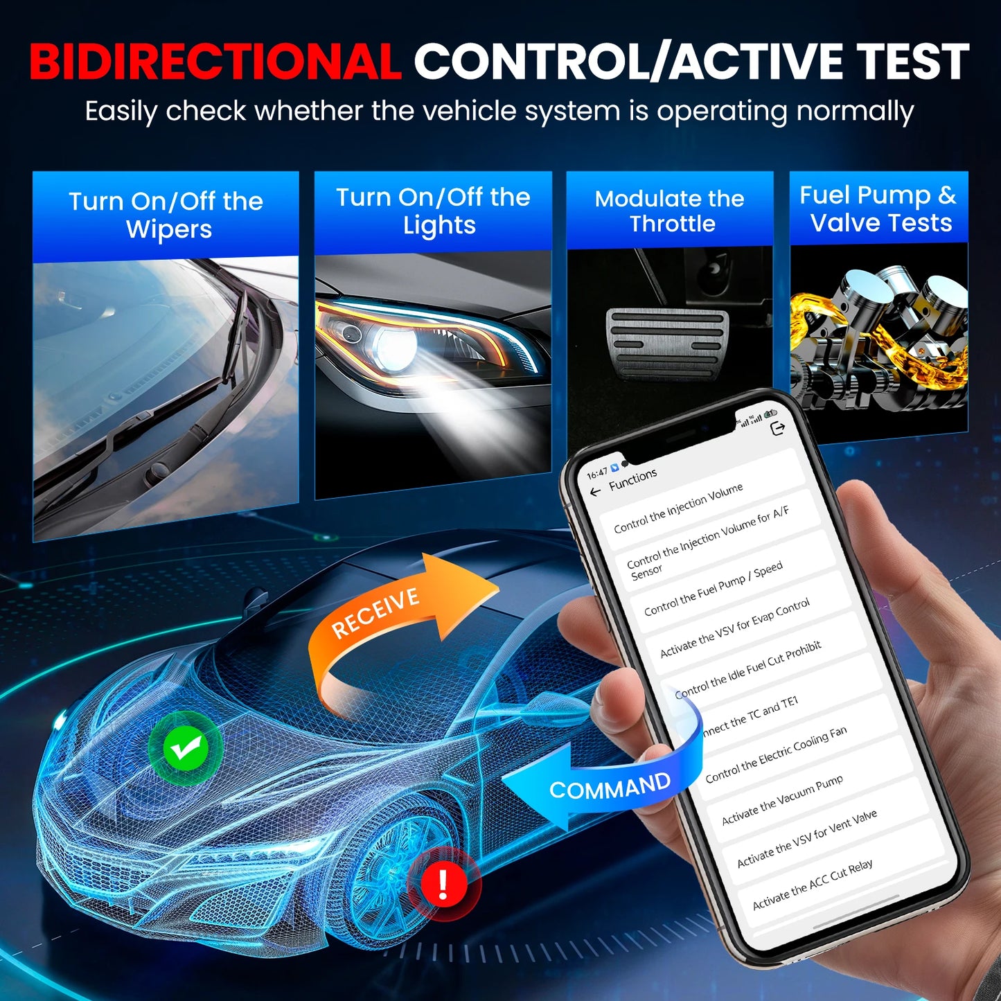 KINGBOLEN Ediag Elite All system 10+ Reset OBD2 Scanner FCA CAN FD Bidirectional Diagnostic tool Lifetime free update PK AIOBD