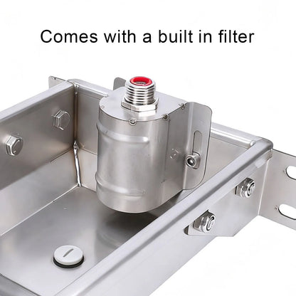Cattle And Sheep Water Dispenser Thickened Stainless Steel Automatic Dog Feeder Trough Bowl