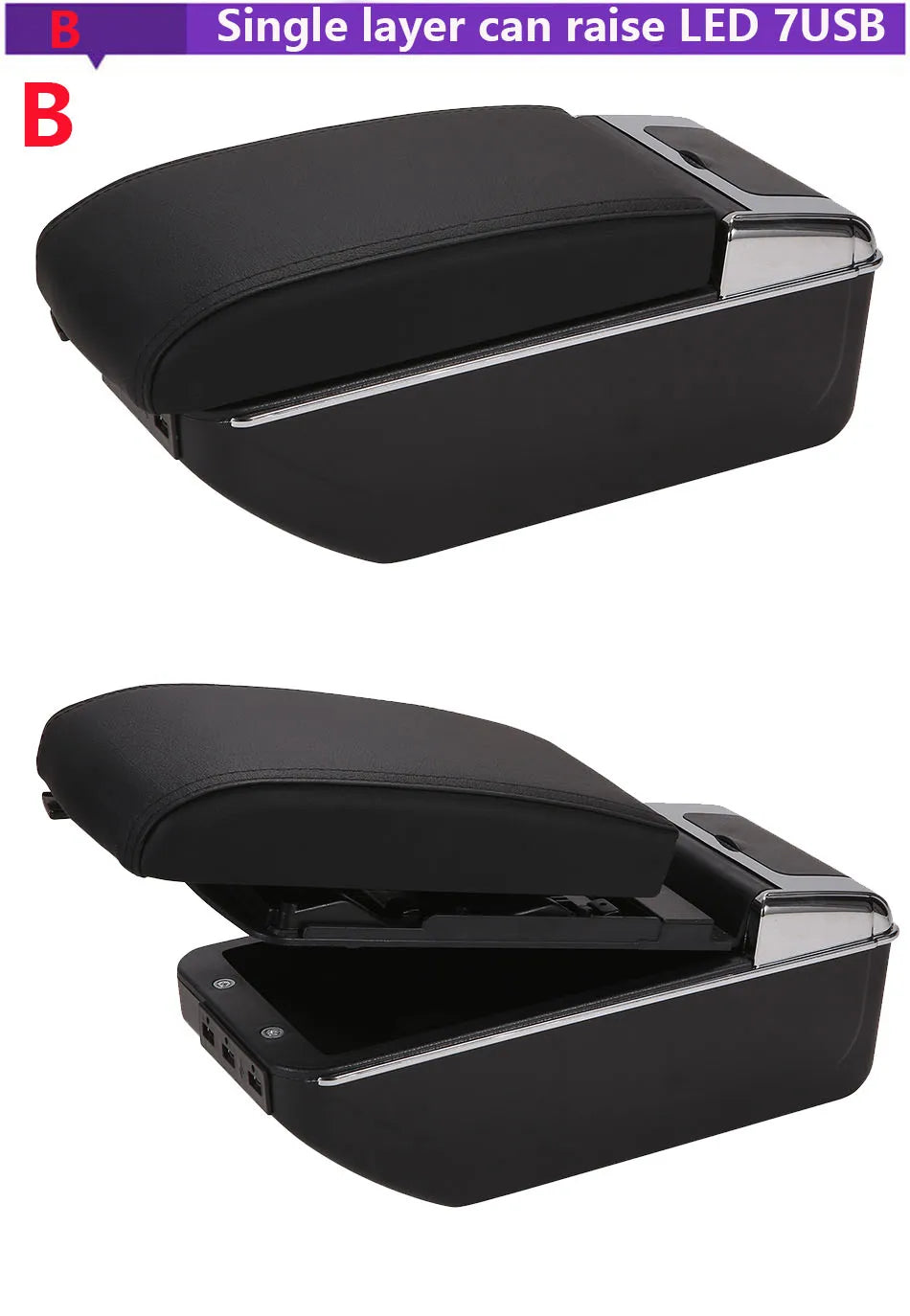 For Kia Picanto Armrest Box For Kia Picanto 3X-Line interior Retrofit parts car accessories Storage box Simple installation
