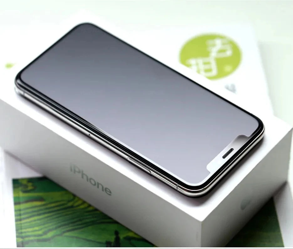 1-3Pcs Anti Fingerprint Frosted Matte Screen Protector for iPhone X XS 11 12 13 Mini 14 15 16 17 Air Pro Max Plus Tempered Glass