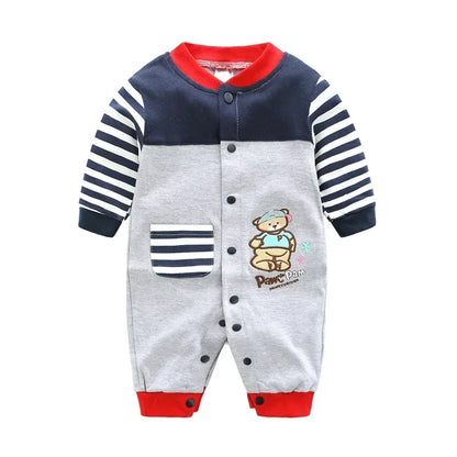Spring Autumn Newborn Baby Boy Rompers Cotton Girls Clothes 0 to 12 Months Comfortable Babies Jumpsuits Clothing Onesies