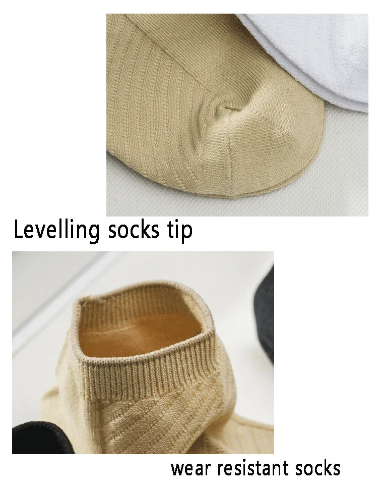 3/5Pairs High Quality Bamboo Fiber Men‘s And Women Socks Embroidery Boat Ankle Socks Men Gifts Spring Summer Socks