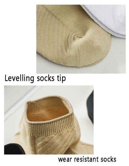 3/5Pairs High Quality Bamboo Fiber Men‘s And Women Socks Embroidery Boat Ankle Socks Men Gifts Spring Summer Socks