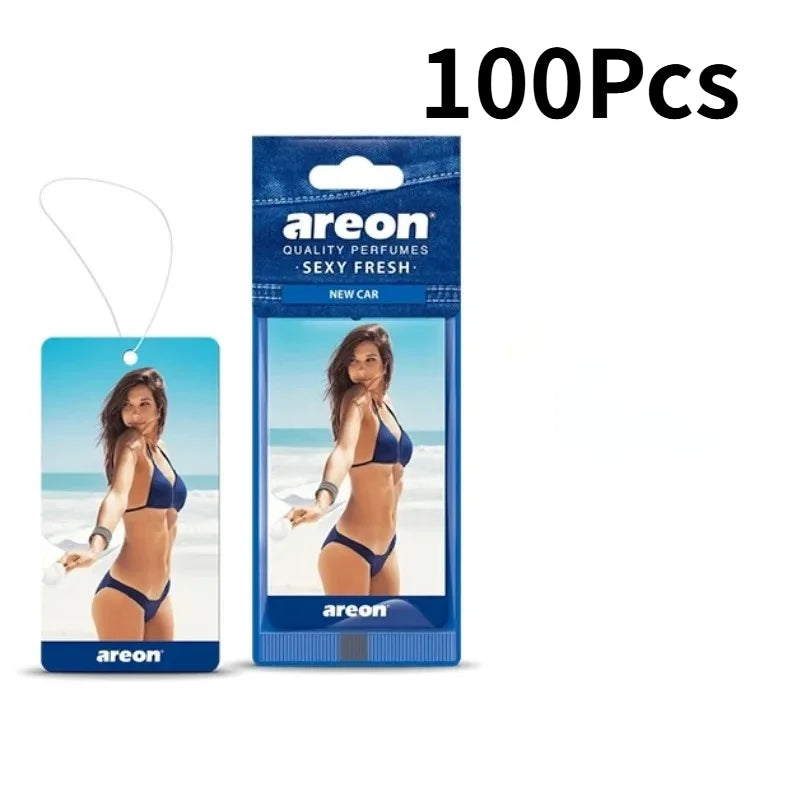 Girl Poster Car Air Freshener 6 Styles 20‑120 Pack Hanging Scent Paper Cards For Auto Closet Home Decor