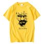 Men Fashion Casual Top Quality Cotton Blend Breaking Bad T Shirts Men Heisenberg Camisetas Hombre Men Cool Tee Shirt Tops