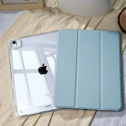 With Pencil Holder Case for iPad A16 A19 12th 11th 2026 Air11 13 Air8 M4 M3 M2 Pro11 12.9 13 M4 M5 Air4 5 10 9 8 7 9.7 10.2 10.5