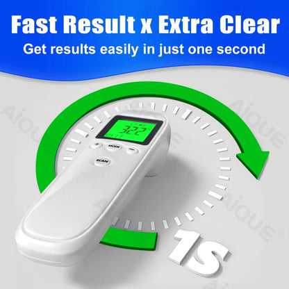 JUSTLANG Digital Infrared Thermometer Baby Forehead Non-contact Medical Use Body Temperature Meter Adult IR Measure Fever