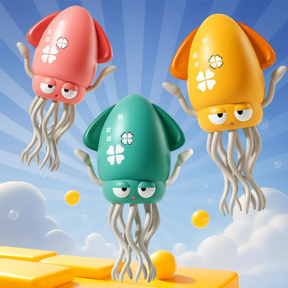 Dancing Squid Toy Pet Automatic Obstacle Avoidance Crawling Walking Electric Music Octopus with Light Music Toys Birthday Gifts