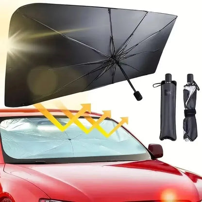 Car Front Windshield Sunshade Umbrella Summer Sun Protection Sunshade Blocking Car Interior Cooling Supplies