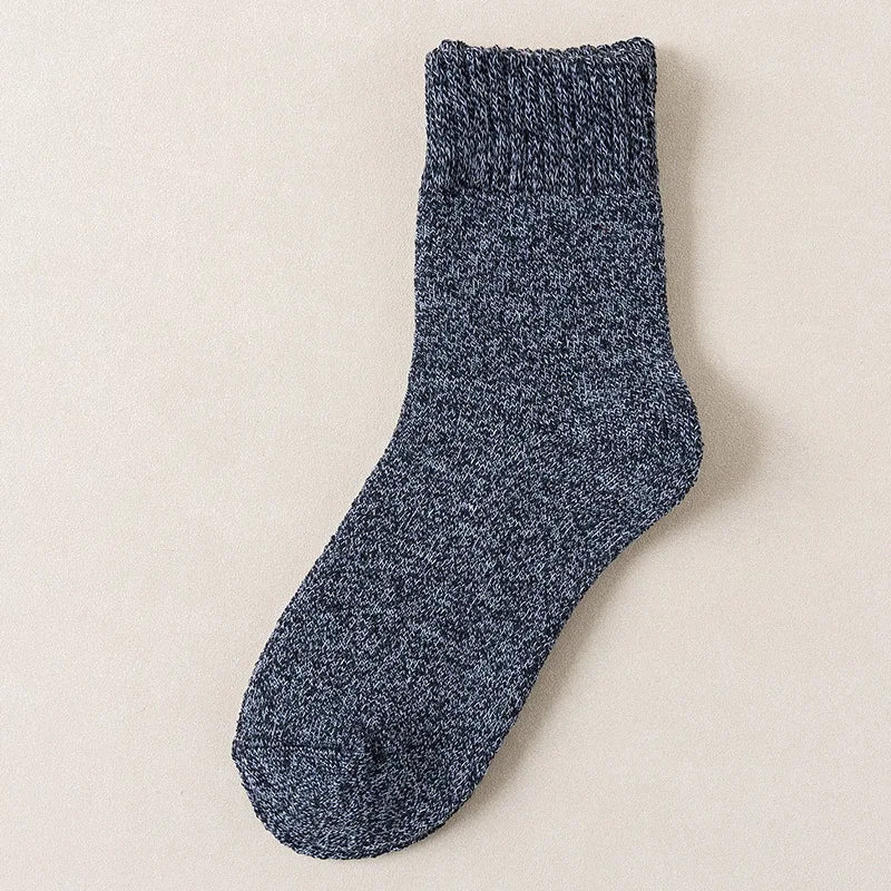 CHUANGERM 3 Pairs Men's Winter Thermal Socks Thick Warm Snow‑Proof Casual Outdoor Daily Wear Soft Comfort Meias Masculinas