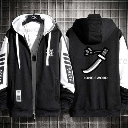 Monster Hunter Print Hoodie for Men Women Hooded Zip-up Autumn Coat Long Sleeve Man Hoodie Hooded Shirt Casual Sweatshirts