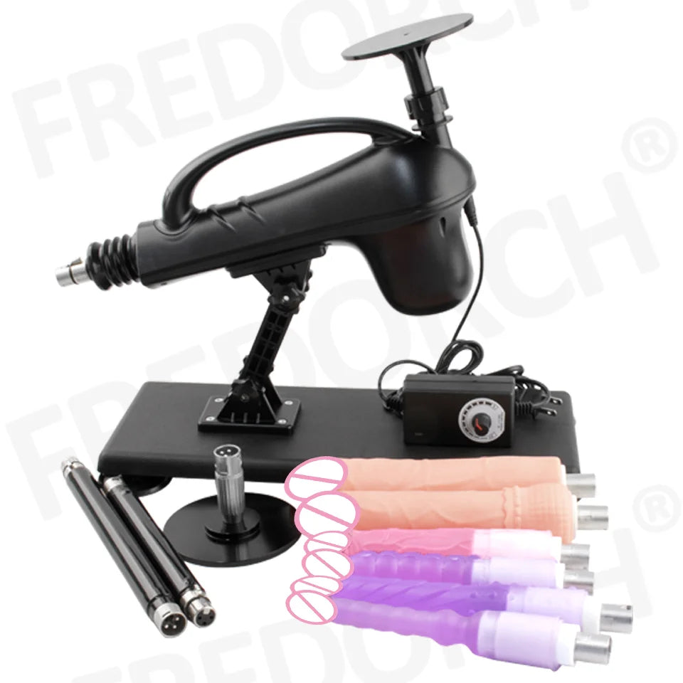 FREDORCH Upgraded Sex Machine for Women with Dildos Automatic Masturbation Machine Pump Gun Love Machine Couple Sex Toys