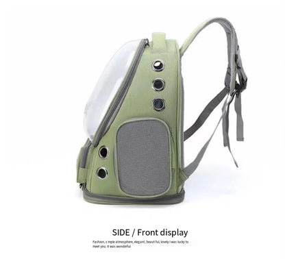 2026 New Portable Cat Bag Transparent Space Cabin Shoulder Dog Cat Travel Small Pet Bag Adjustable Shoulder Strap