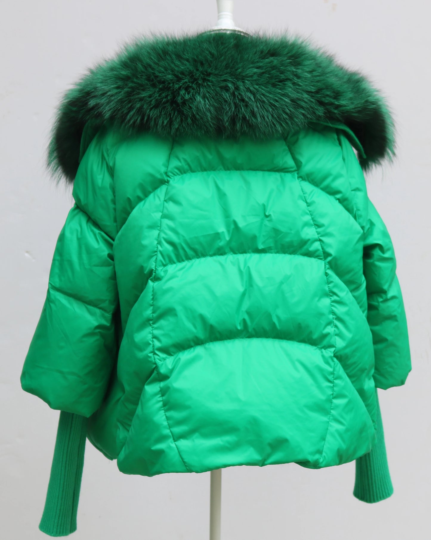 Oversized Winter Warm Real Fox Fur Collar Black Down Coat Women Puffer Outerwear Jackets 2024 Autumn Winter
