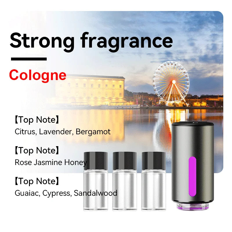 Huitai Car Aromatherapy Machine Car Air Outlet Freshener Auto Air Diffuser Electric Aroma Smell Perfume Car Accessories for Men