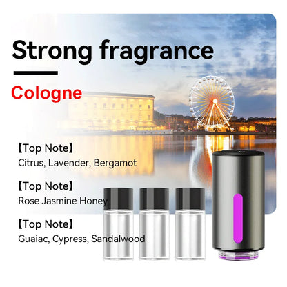 Huitai Car Aromatherapy Machine Car Air Outlet Freshener Auto Air Diffuser Electric Aroma Smell Perfume Car Accessories for Men