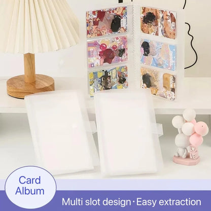 84/120/240 Slot Card Holder Photo Album Business Card Book Star Chasing Business Three Inch Transparent Card Bag