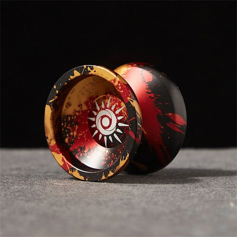 10 Ball Bearing Metal Yoyo Fashion Alloy Aluminum Unresponsive Yoyo Ball Spinning String Professional Yo Yo Toys 1A/3/5A