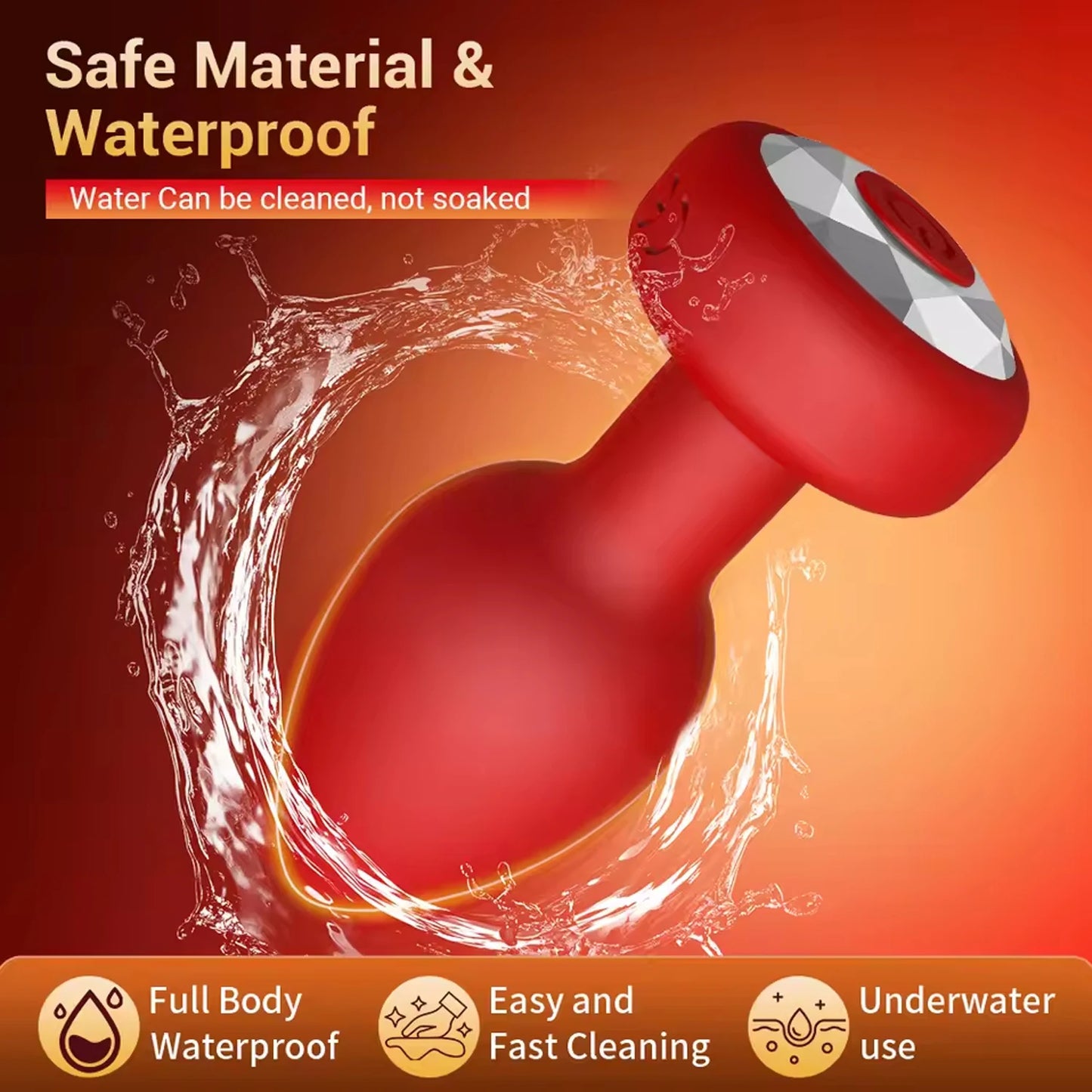 Powerful Small Anal Vibrator for Gay Wireless Remote Control 10 Frequency Vibration Prostate Massager Female Vagina Massager
