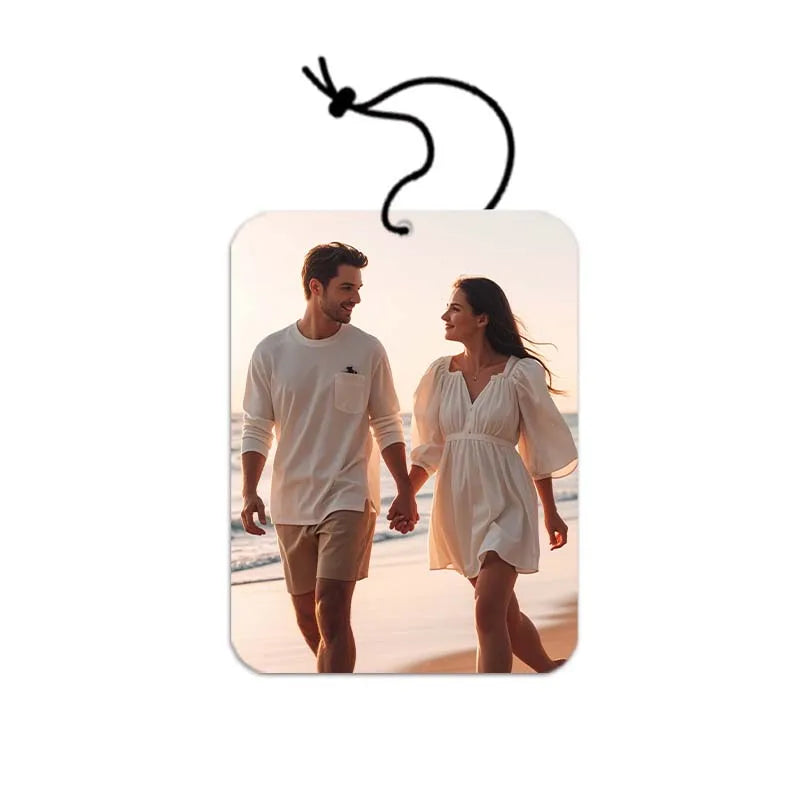 30pcs Customized Personalized Photo Car Air Freshener Paper Fragrance Chips, Creative Custom Gift Car Decoration