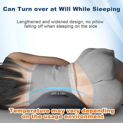 NEW 3-in-1 Back Massager Heat Vibration for Back Pain Relief Herniated Disc Stretch Support Traction Lower Back Massage Pillow