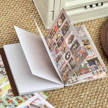 Ancient Style Dumpling Diary Sticker Book Creative High-looking Student Diary Sticker DIY Gu Card Decoration Material Book