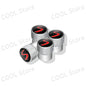 4Pcs Car Styling John Cooper Works Emblem Auto Wheel Tire Air Valve Caps Dust Cover For Mini Cooper S Logo R52 R53 R58 F55 F56