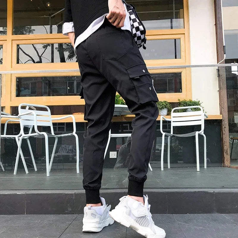 Men Cargo Tactical Pants Work Combat Multi-pockets Casual Training Trousers Overalls Clothing Joggers Hiking Male Cargo Pant